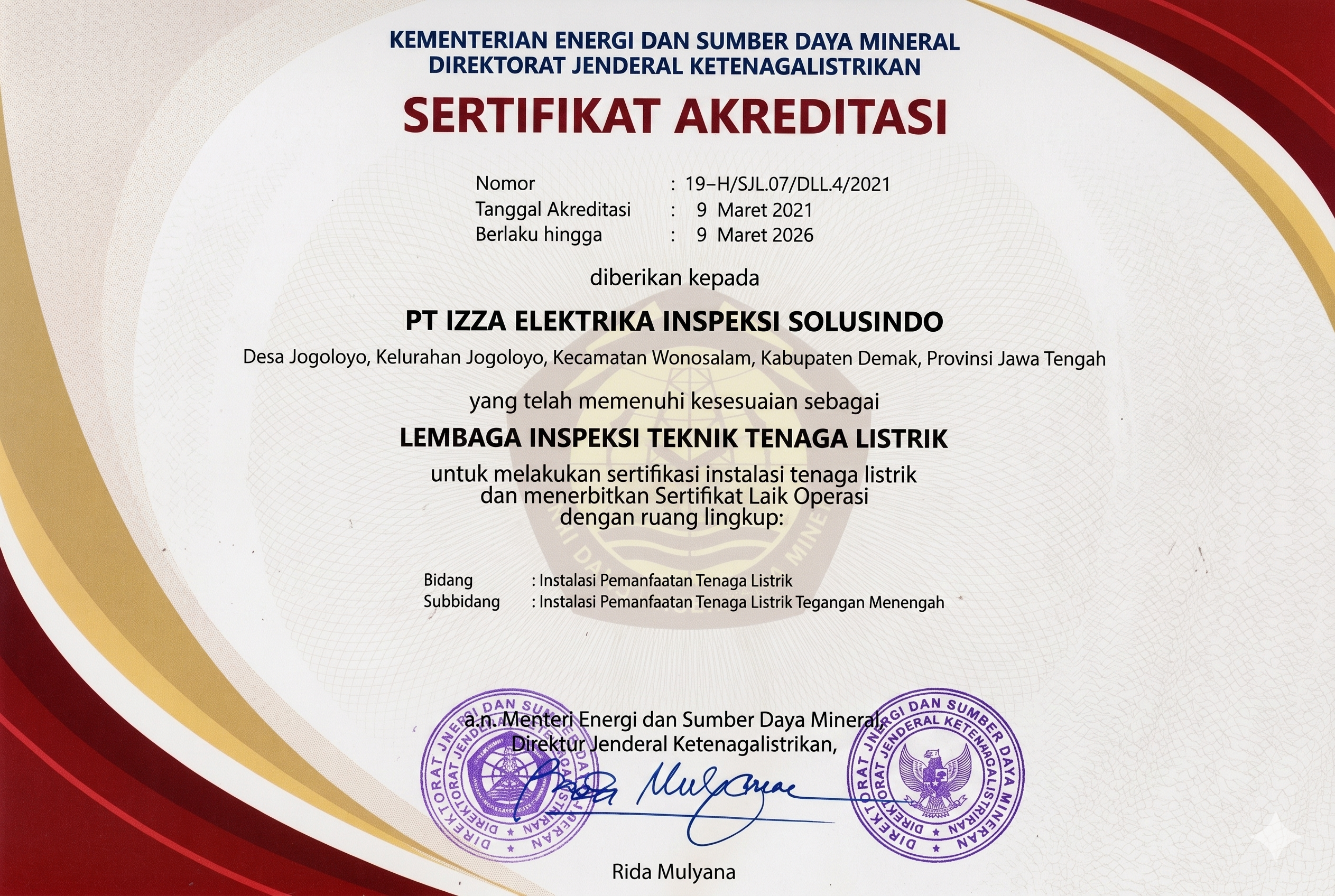 Sertifikat 1